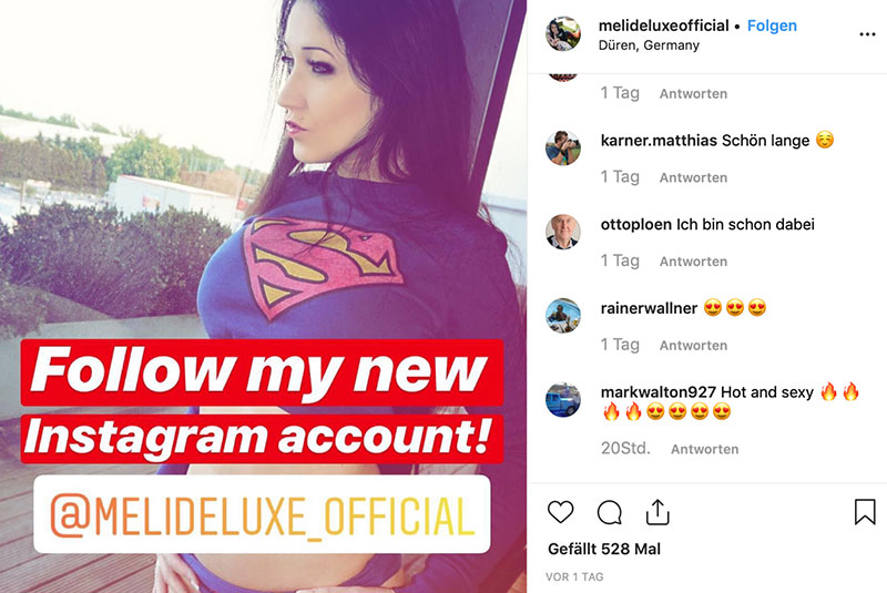 Meli Deluxe auf Instagram