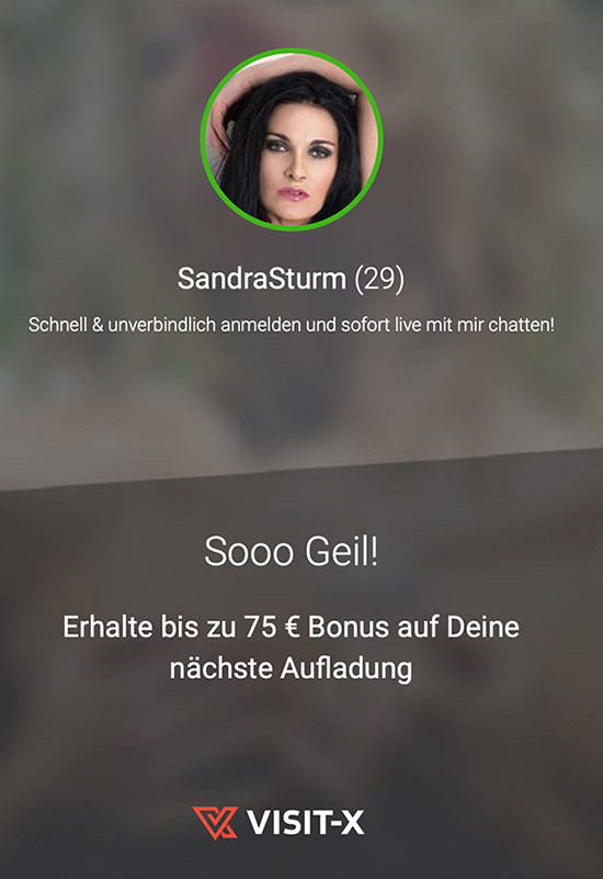 75Euro Bonus für Sandra Sturm